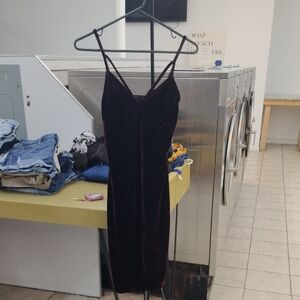 Iris Black Spaghetti Strap Bodycon Midi Dress